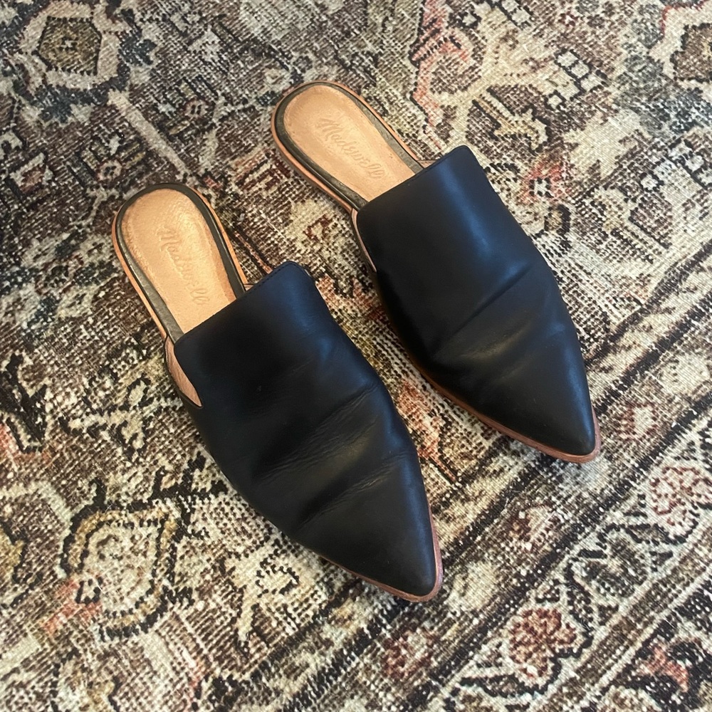 Madewell The Gemma Mule in Leather
